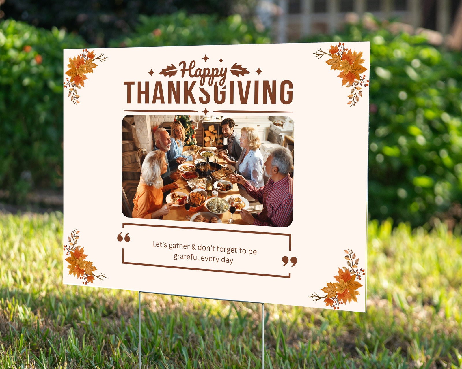 Thanksgiving Party 3- YardSign - YardSigns.com