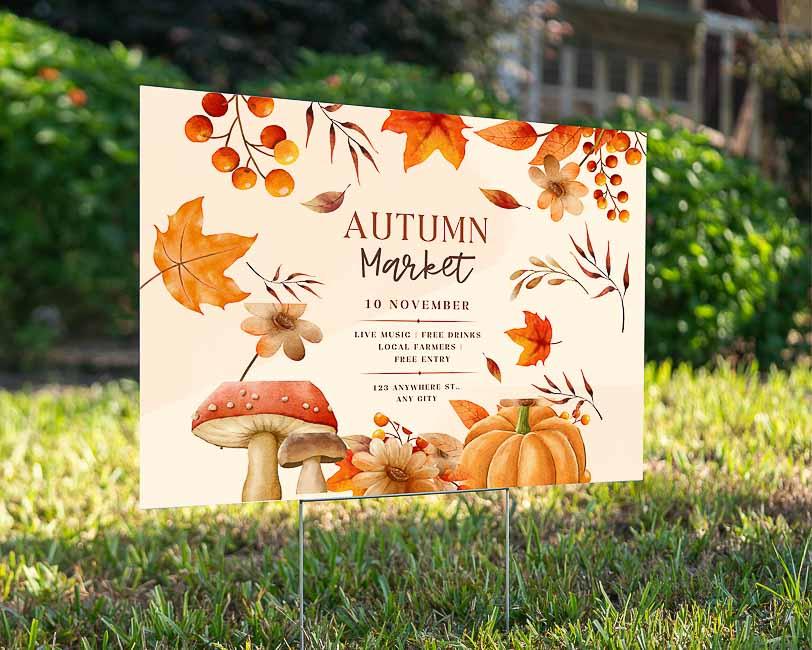 Autumn 1 - YardSign - YardSigns.com