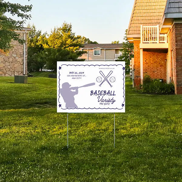 Baseball - Varsity YardSigns.com
