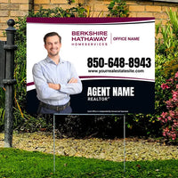 Real Estate - Berkshire Hathaway Home Services - Realtor 1 YardSigns.com