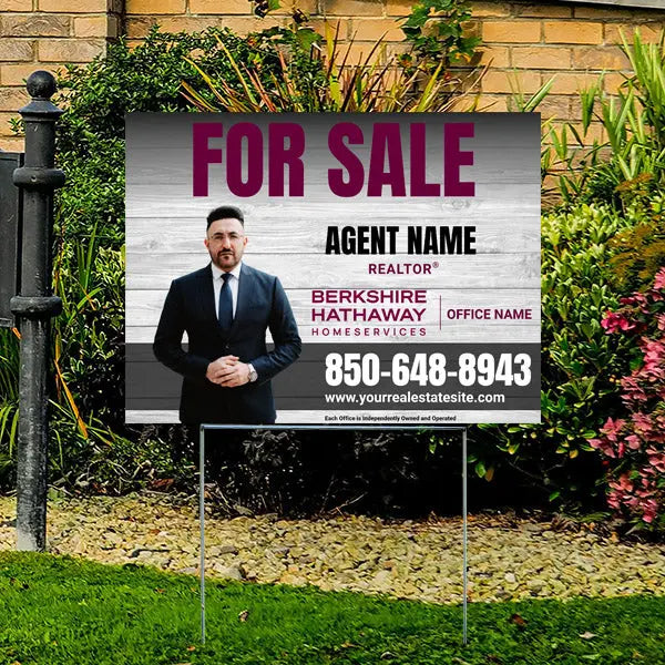 Real Estate - Berkshire Hathaway Home Services - For Sale 1 YardSigns.com
