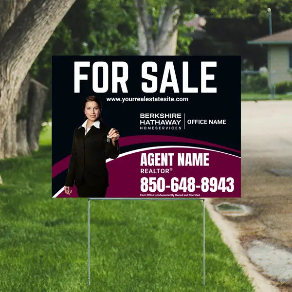 Real Estate - Berkshire Hathaway Home Services - For Sale 2 YardSigns.com