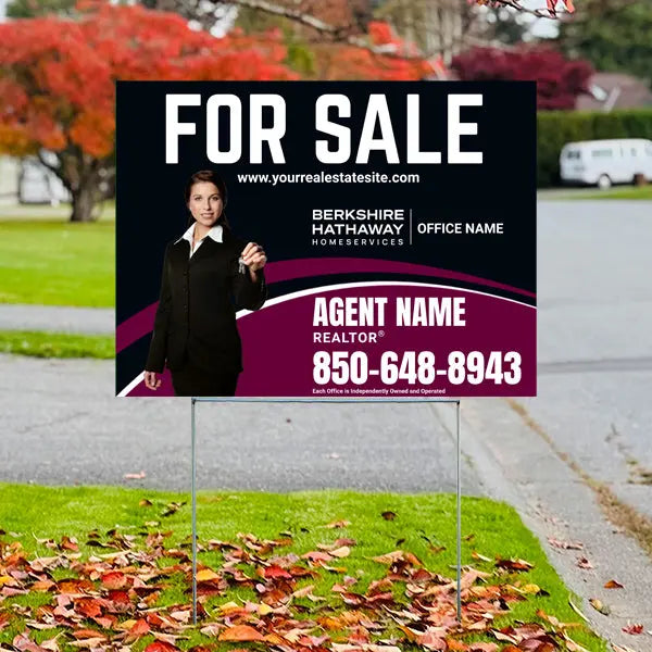Real Estate - Berkshire Hathaway Home Services - For Sale 2 YardSigns.com