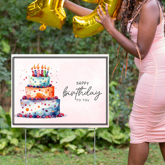 Birthday Signs - Generic Banner - YardSigns.com