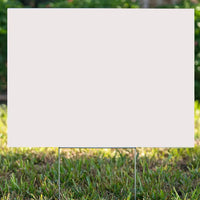 Blank Signs - 10 Signs - YardSigns.com
