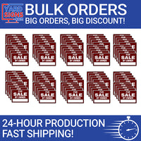 Bulk Sign - 100 Signs - YardSigns.com