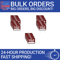 Bulk Signs - 25 Signs - YardSigns.com
