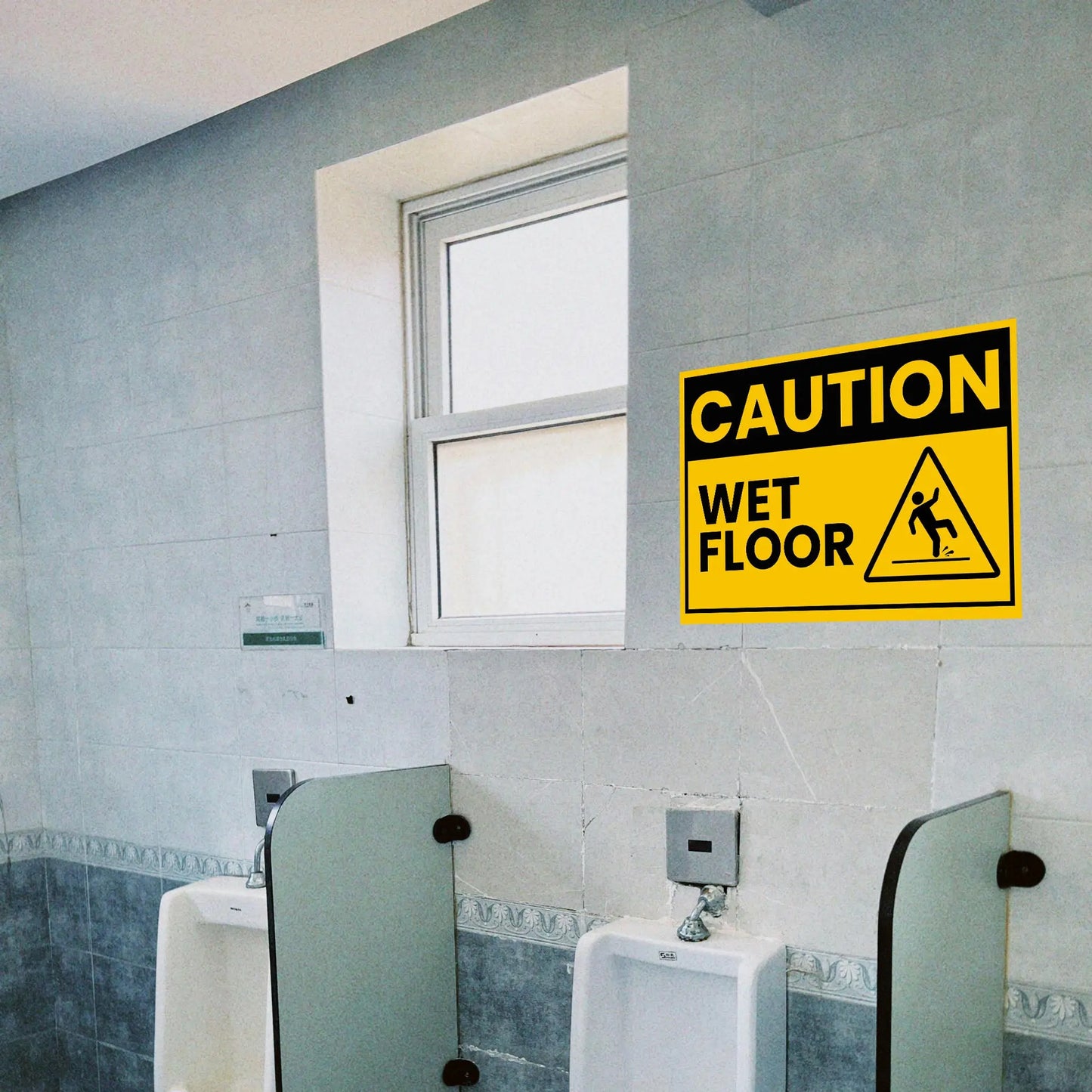 Caution Sign - Wet Floor YardSigns.com