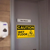 Caution Sign - Wet Floor YardSigns.com