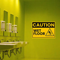 Caution Sign - Wet Floor YardSigns.com