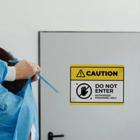 Caution Sign - Do Not Enter YardSigns.com