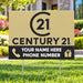 Real Estate - Century 21 - For Sale - Gold Charcoal YardSigns.com
