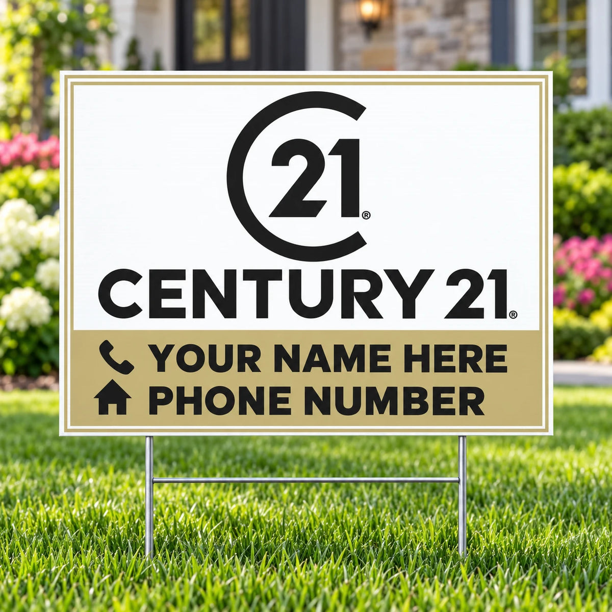 Real Estate - Century 21 - For Sale - Double Frame YardSigns.com