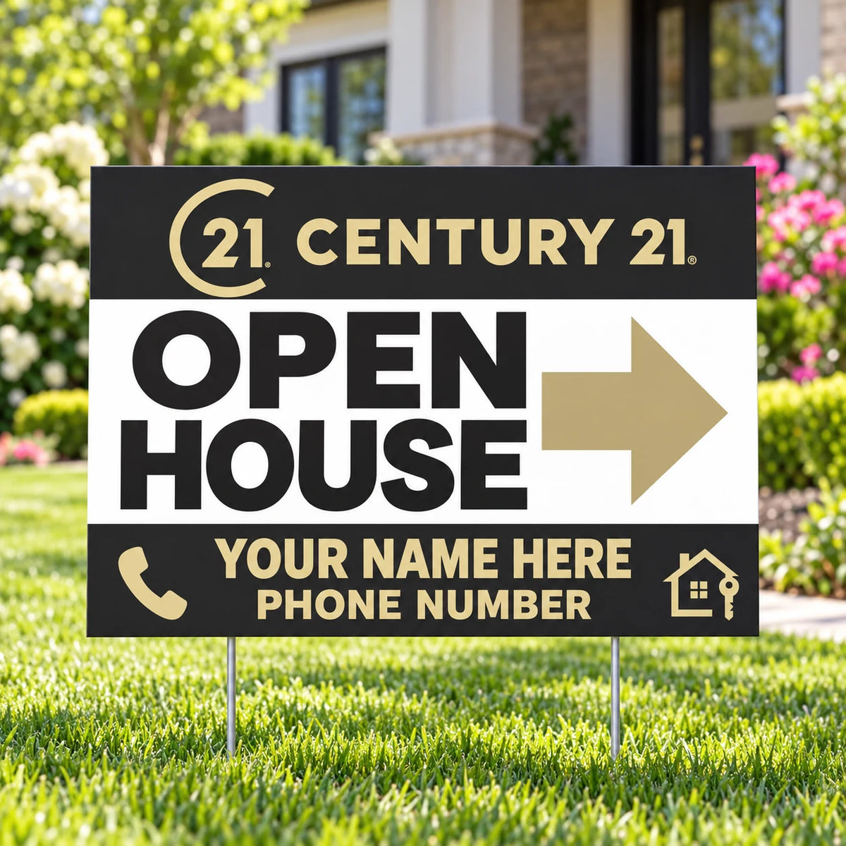 Real Estate - Century 21 - Open House - Split YardSigns.com