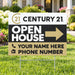 Real Estate - Century 21 - Open House - Modern YardSigns.com