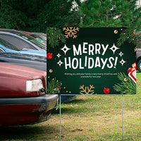 Christmas - Merry Holidays YardSigns.com