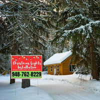 Holiday Signs - Christmas Lights - Bringing Holiday Cheer, One Light at a Time! YardSigns.com