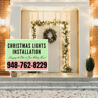 Holiday Signs - Christmas Lights - Bringing the Glow to Your Holiday Home!