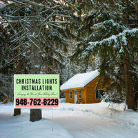 Holiday Signs - Christmas Lights - Bringing the Glow to Your Holiday Home!