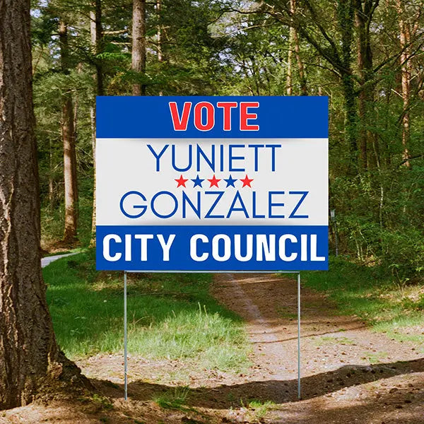 City Council - 5 Stars - YardSigns.com