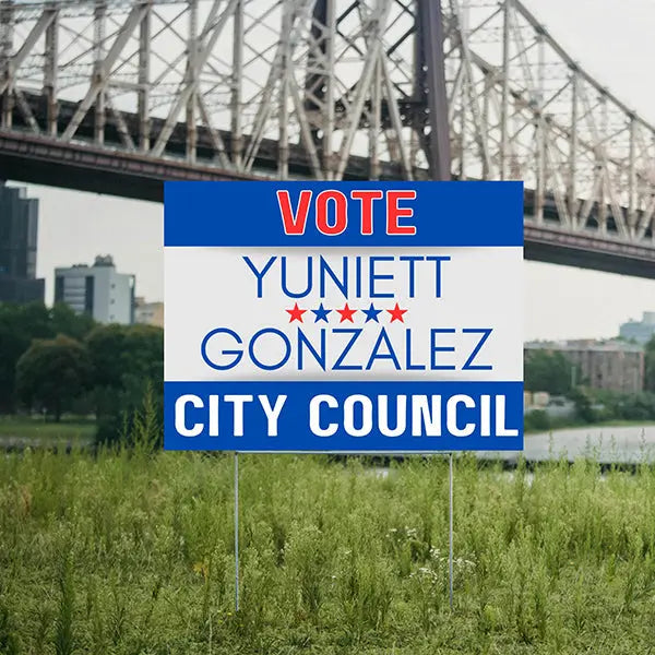 City Council - 5 Stars - YardSigns.com