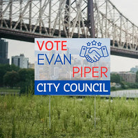 City Council - Hand Shake - YardSigns.com