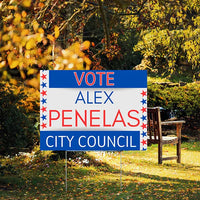 City Council - Stars on the side - YardSigns.com