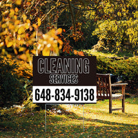Cleaners/Maids Signs - Black Outline Sign