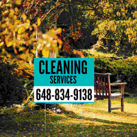 Cleaners/Maids Signs - Aqua Blue Sign