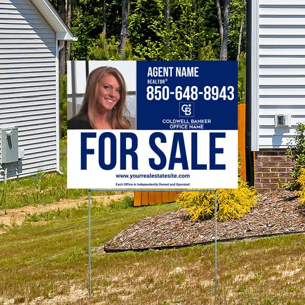 Real Estate - Coldwell Banker - For Sale 3 YardSigns.com
