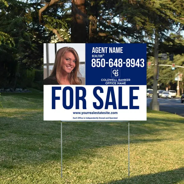 Real Estate - Coldwell Banker - For Sale 3 YardSigns.com