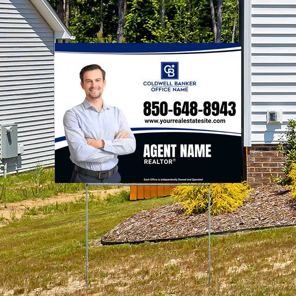 Real Estate - Coldwell Banker - Realtor 1 YardSigns.com