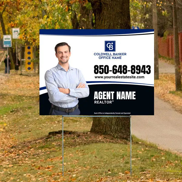 Real Estate - Coldwell Banker - Realtor 1 YardSigns.com