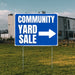 Garage Sale - Community Yard Sale - Blue