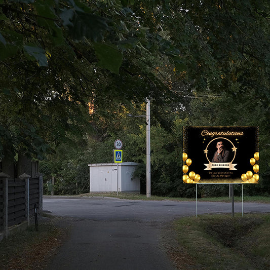 Special Events - Congratulations Sign -Employee Promotion