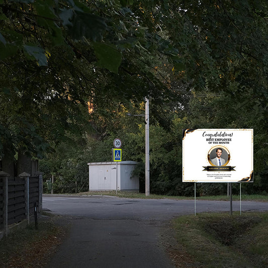 Special Events - Congratulations Sign -Best Employee of the Month