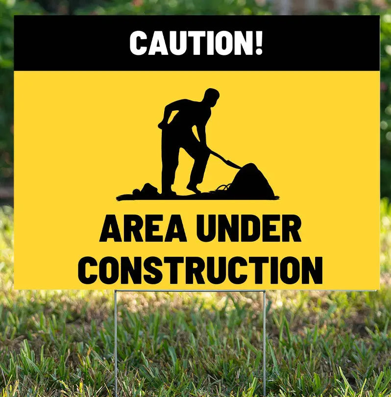 Construction Sign - Keep Out YardSigns.com