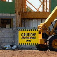 Construction Sign - Caution YardSigns.com