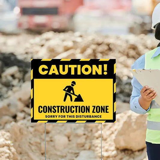 Custom Construction Yard Signs | YardSigns.com