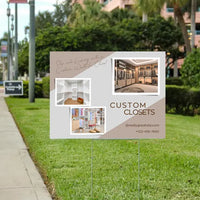 Custom Closets - Walk-In Closets YardSigns.com