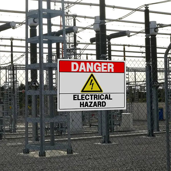 Danger Signs - Electrical Hazard YardSigns.com