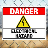 Danger Signs - Electrical Hazard YardSigns.com