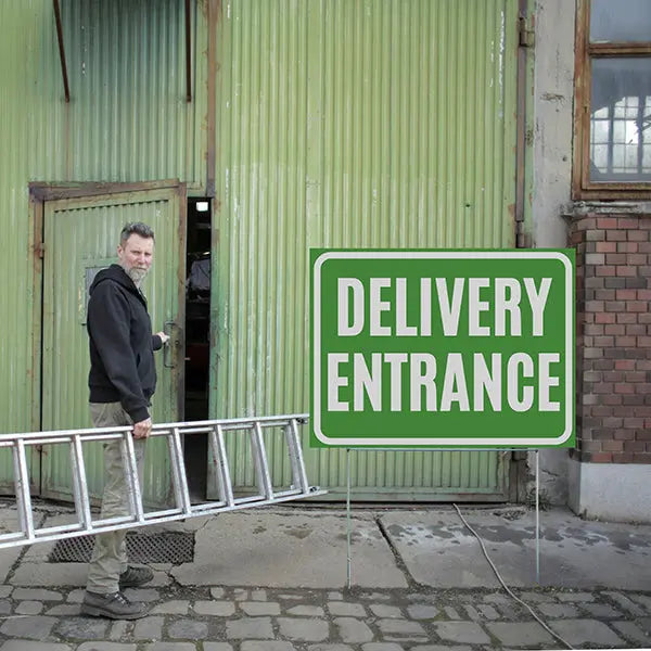 Delivery - Entrance YardSigns.com