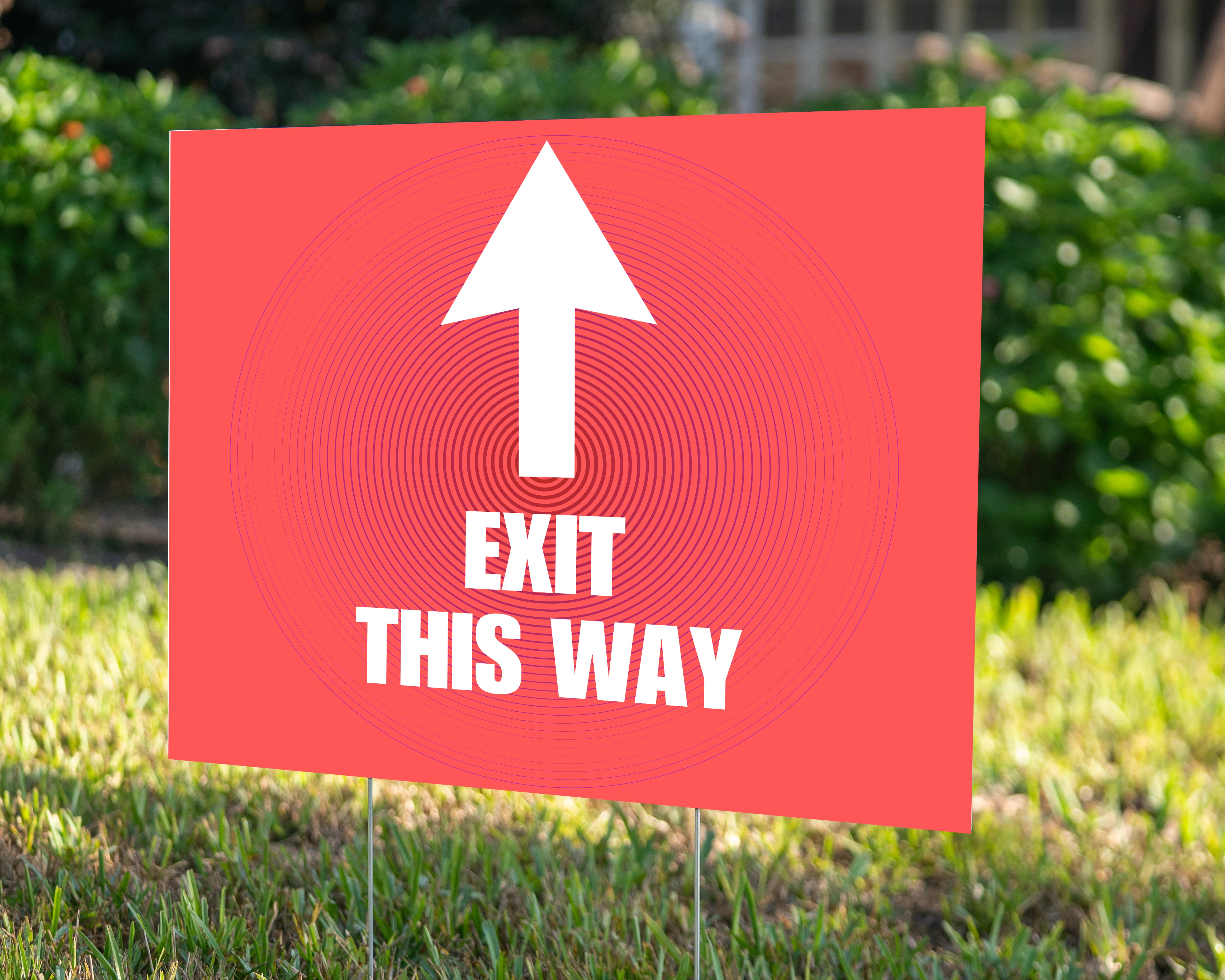 Directional Sign | Red - YardSign