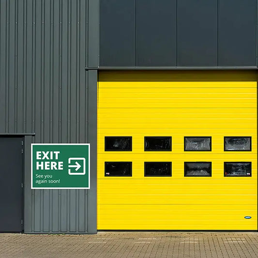Directions - Exit Here YardSigns.com