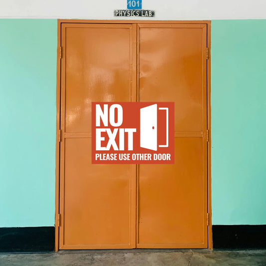 Directions - No Exit YardSigns.com