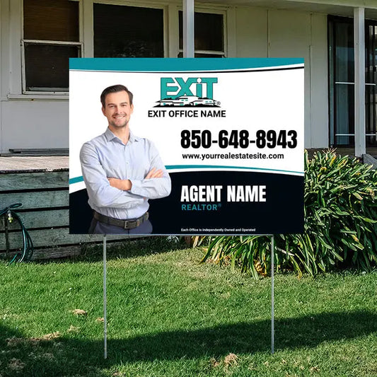 Real Estate - Exit Realty - Realtor 1 YardSigns.com