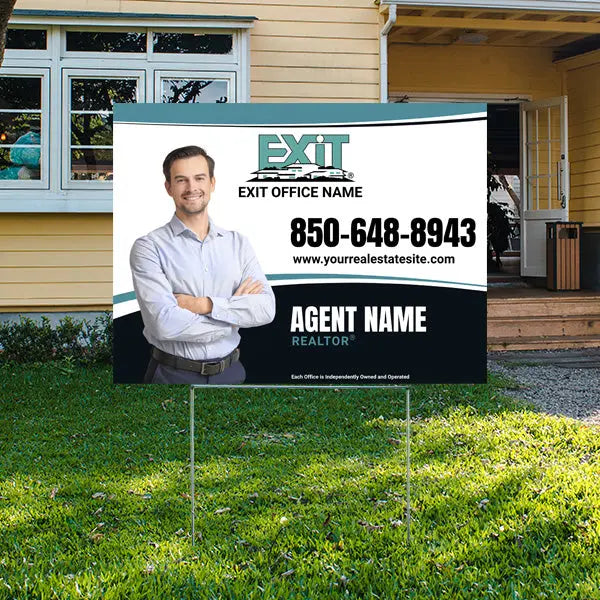 Real Estate - Exit Realty - Realtor 1 YardSigns.com