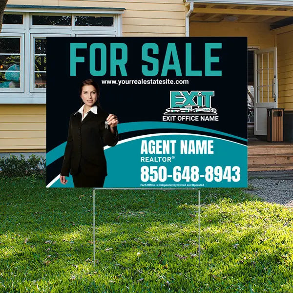 Real Estate - Exit Realty - For Sale 3 YardSigns.com
