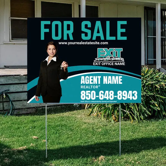 Real Estate - Exit Realty - For Sale 3 YardSigns.com